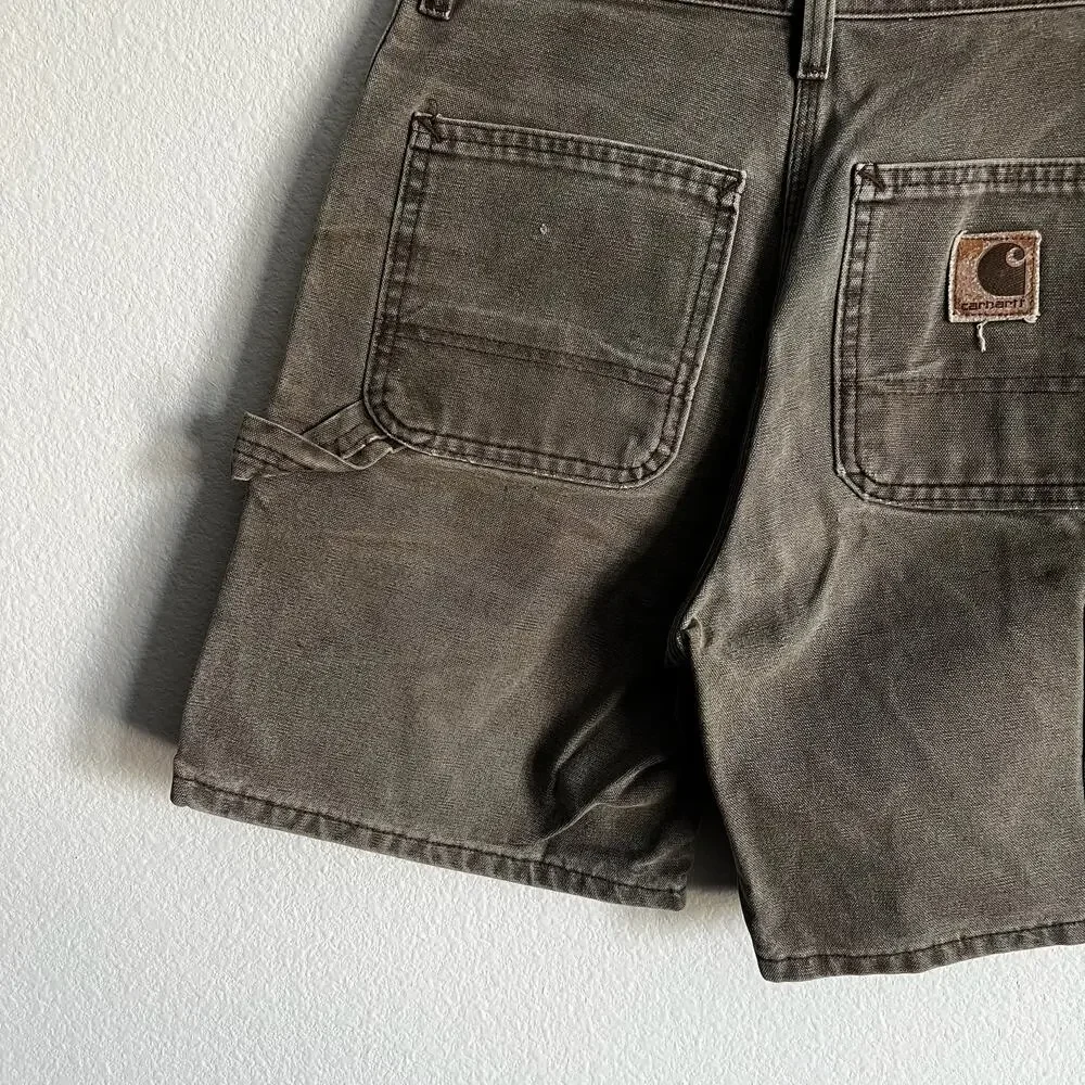Carhartt B24 CHT brown work wear carpenter shorts